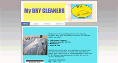 Desktop Screenshot of mydrycleanersusa.com