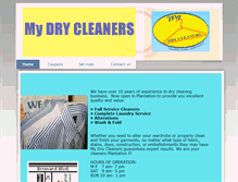 Tablet Screenshot of mydrycleanersusa.com